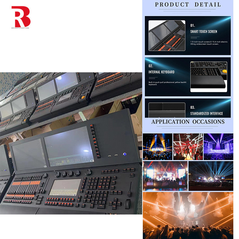 Διαισθητική διεπαφή χρήστη Δύο οθόνες MA Stage Controller System Φωτιστικό εξοπλισμό