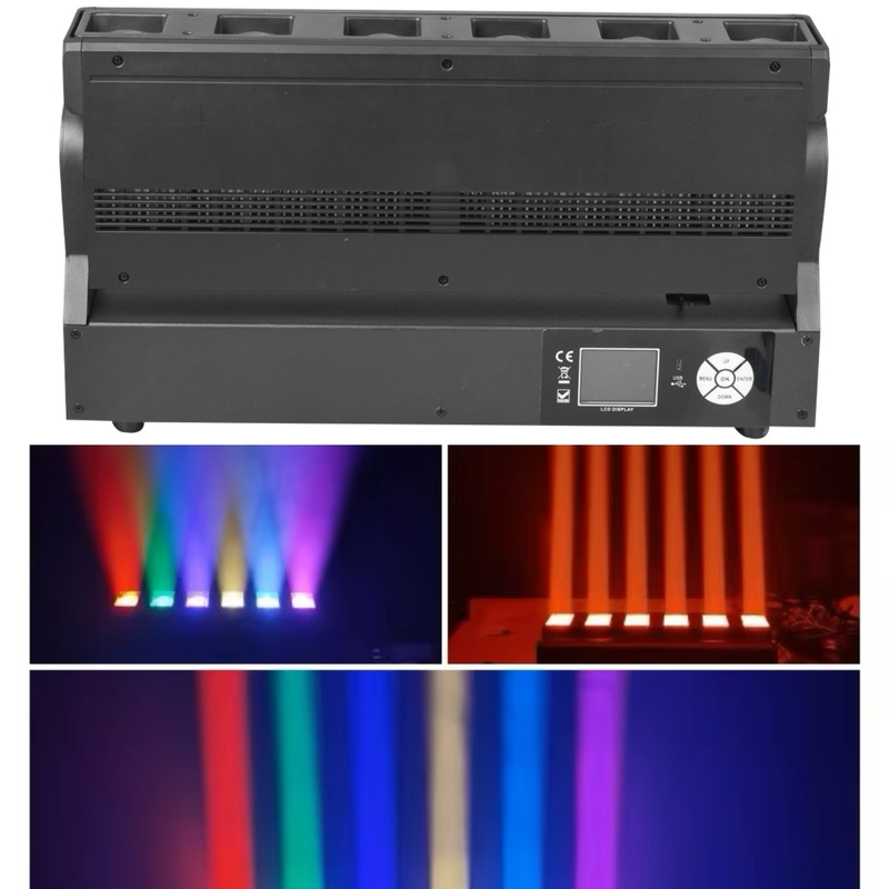 DMX Επαγγελματικό LED Pixel Zoom Bar 6pcs 40W RGBW 4-In-1 φωτισμός σκηνής συναυλίας