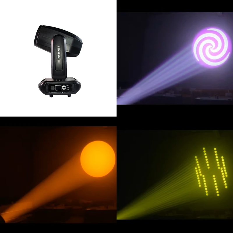 Υψηλής ποιότητας LED DMX512 Beam Stage 200w Κινούμενο φως κεφαλής για πάρτι ντίσκο