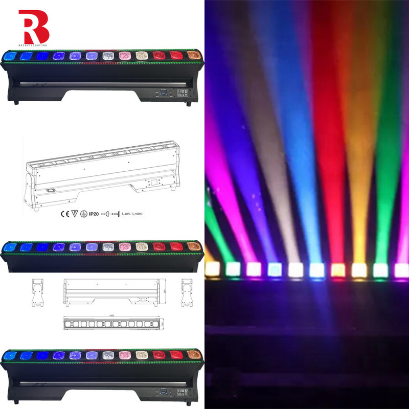 Υψηλή ισχύς 12*40W LED Bar Beam Moving Head Stage Light για σαφήνεια στη σκηνή