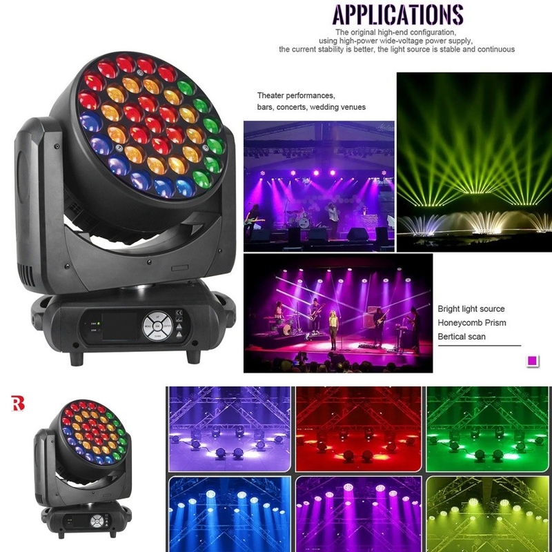 37*15W Bee Eye Κινήματα Κεφαλοπλύματος Φως LED Φώτα Σκηνής Με DMX512 Για DJ