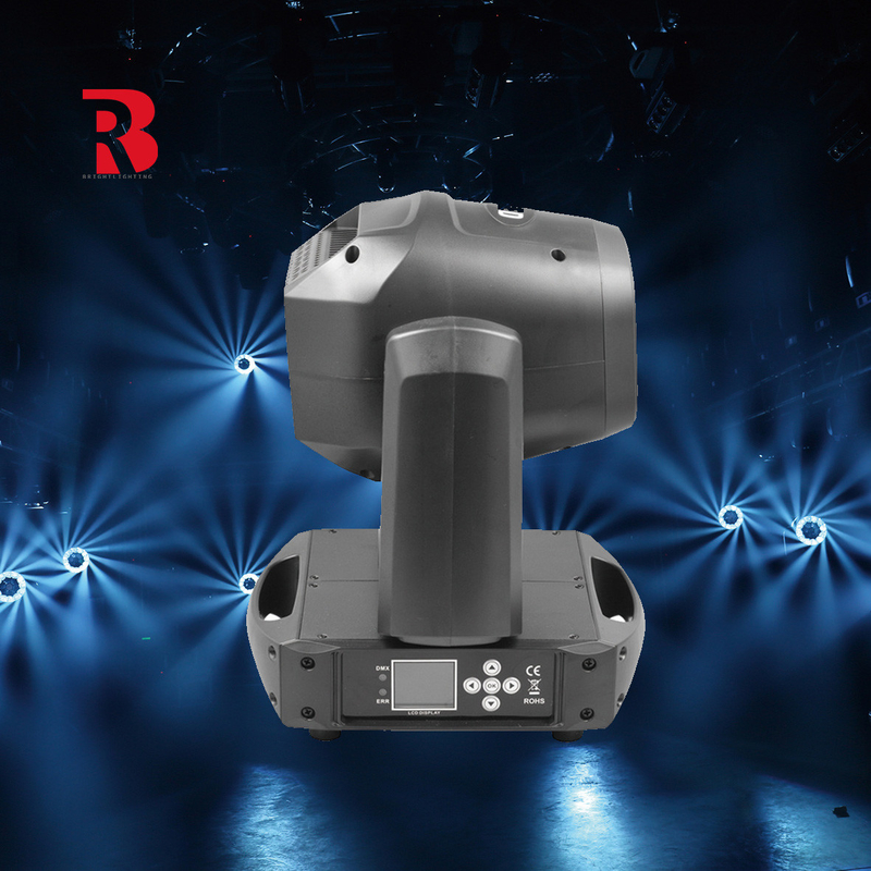 150W LED κινητό κεφάλι σκηνικό φως Λευκό LED DMX περιστροφή 5 όψεις Πρίσμα Αυτο υψηλής απόδοσης Για γάμο μπάρα πάρτι