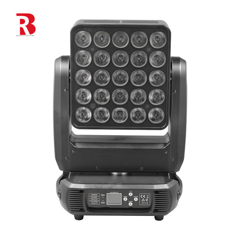 25*10W LED RGBW 4-In-1 Ματρίκας Κινήματα κεφαλών με διάφορα στροβοσκοπικά εφέ βαφής