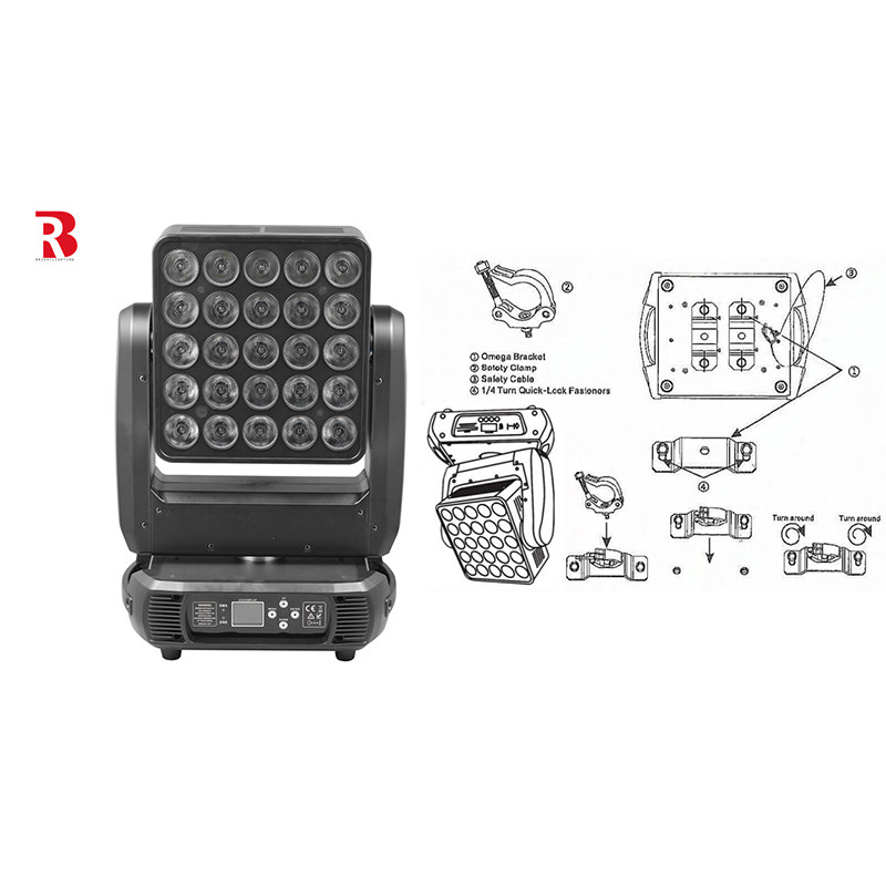 Πρωταγωνιστικό Κλαμπ Beam Professional Stage LED Moving Head Matrix Light