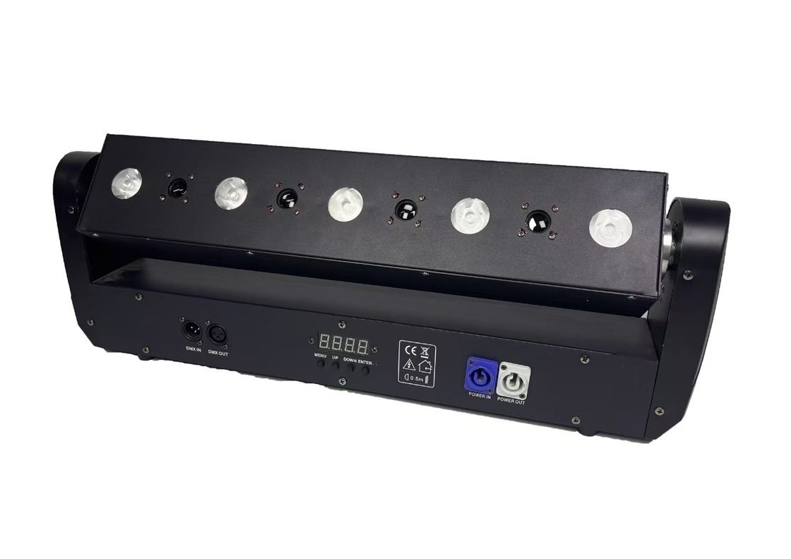 Διπλό πρόσωπο 5+4 Laser Beam Strobe Μετακινούμενο κεφαλικό φως 19CH DMA κανάλια ελέγχου