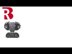 12pcs Double Twins Arm Beam Moving Head Light με κόκκινο + πράσινο λέιζερ