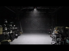 Φως κεφαλής που κινείται από δέσμη με 2 λαμπτήρες Strobe κόκκινο και πράσινο λέιζερ