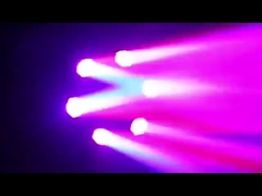 3in1 Laser Beeye Beam Κινούμενο κεφαλικό φως 6 CREE 10W RGBW λαμπτήρες