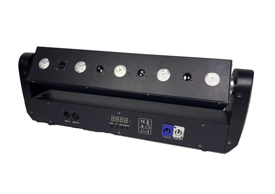 Διπλό πρόσωπο 5+4 Laser Beam Strobe Μετακινούμενο κεφαλικό φως 19CH DMA κανάλια ελέγχου